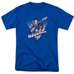 Superman Looks Like A Job For Men's 18/1 Cotton SS T