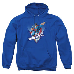 Superman Looks Like A Job For Men's Pull-Over 75 25 Poly Hoodie