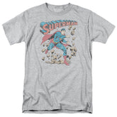 Superman Mad At Rocks Men's 18/1 Cotton SS T