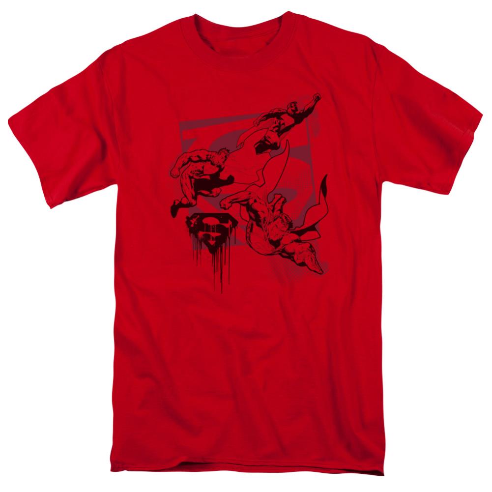 Superman Omnipresent Men's 18/1 Cotton SS T