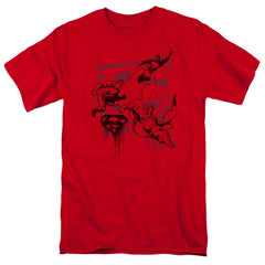 Superman Omnipresent Men's 18/1 Cotton SS T