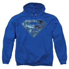Superman On Ice Shield Men's Pull-Over 75 25 Poly Hoodie
