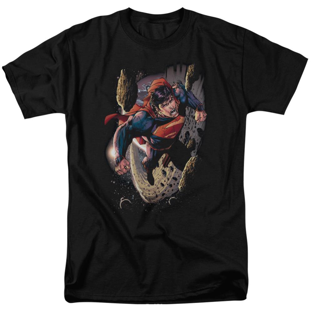 Superman Orbit Men's 18/1 Cotton SS T