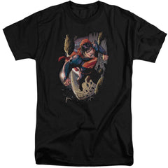 Superman Orbit Men's 18/1 Tall Cotton SS T
