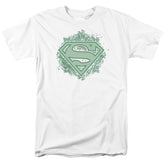 Superman Ornate Shield Men's 18/1 Cotton SS T