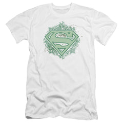 Superman Ornate Shield Men's Ultra-Soft 30/1 Cotton Slim SS T