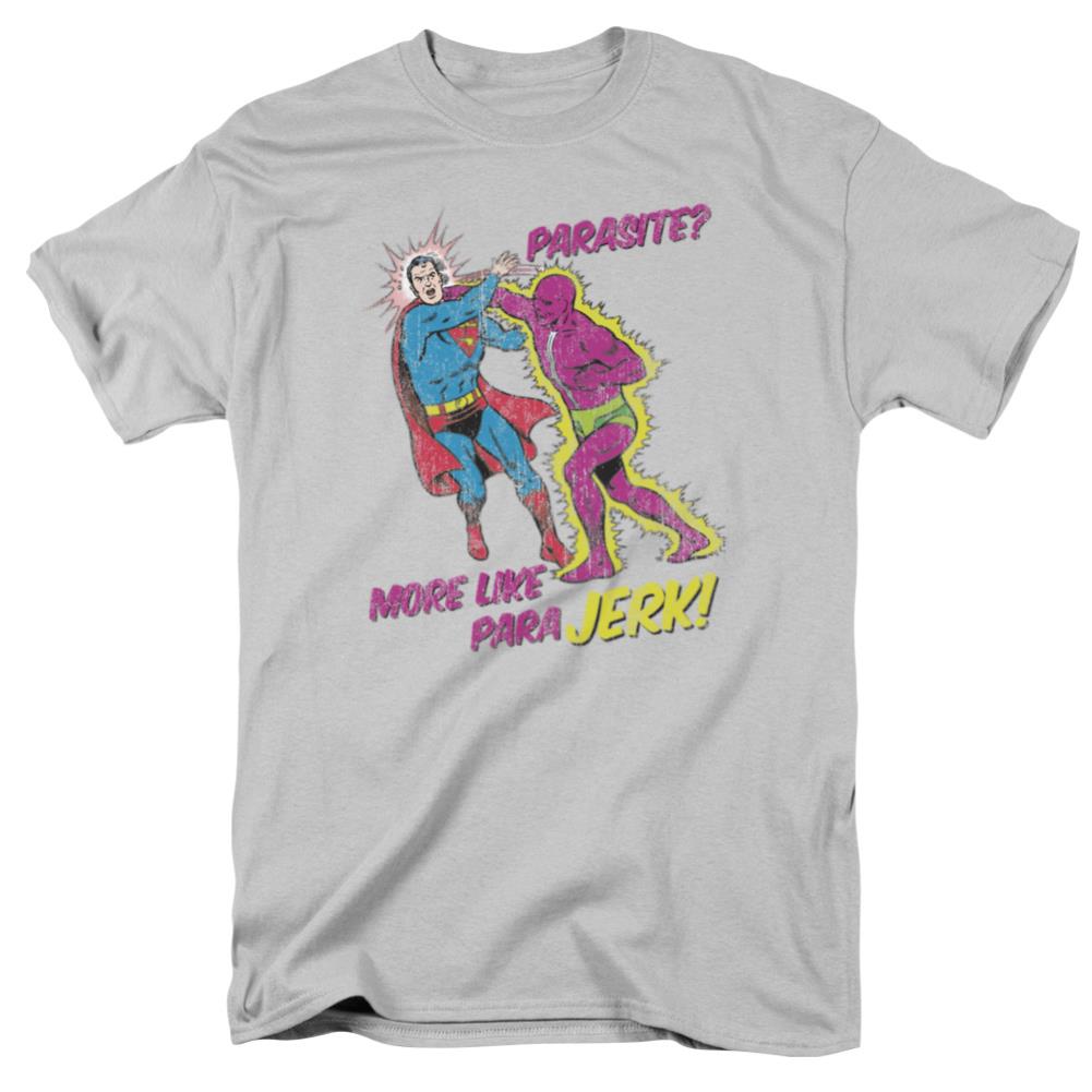 Superman Parajerk Men's 18/1 Cotton SS T