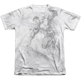 Superman Pencil City To Space Men's Regular Fit Poly Cotton SS T