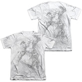 Superman Pencil City To Space Men's Regular Fit Poly Cotton SS T