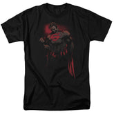Superman Red Son Men's 18/1 Cotton SS T
