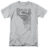 Superman Riveted Metal Men's 18/1 Cotton SS T