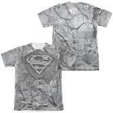 Superman Rock & Rumble (Front/Back Print) Men's Regular Fit Poly Cotton SS T