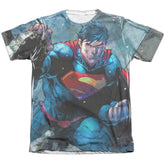 Superman Rumble Men's Regular Fit Poly Cotton SS T