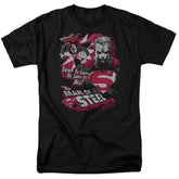 Superman Save Us All Men's 18/1 Cotton SS T