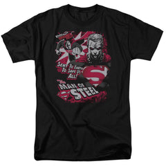 Superman Save Us All Men's 18/1 Cotton SS T