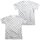 Superman Shields All Over Men's Regular Fit Poly Cotton SS T