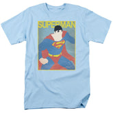 Superman Simple Sm Poster Men's 18/1 Cotton SS T