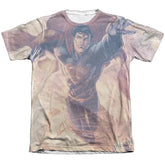 Superman Soar Above Men's Regular Fit Poly Cotton SS T