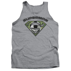 Superman Soccer Shield Men's 18/1 Cotton Tank Top