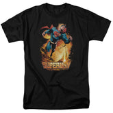 Superman Space Case Men's 18/1 Cotton SS T