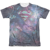 Superman Spaced Out Logo Men's Regular Fit Poly Cotton SS T