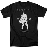 Superman Star Silhouette Men's 18/1 Cotton SS T