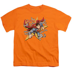 Superman Stars And Chains Youth 18/1 100% Cotton SS T