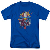 Superman Steel Pop Men's 18/1 Cotton SS T
