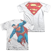Superman Suoerbit (Front/Back Print) Men's Regular Fit Poly Cotton SS T