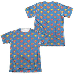 Superman Super All Over Men's Regular Fit Poly Cotton SS T