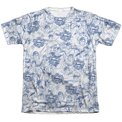 Superman Super Is The Man Men's Regular Fit Poly Cotton SS T