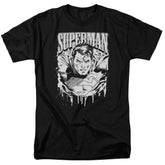 Superman Super Metal Men's 18/1 Cotton SS T