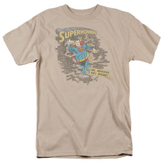 Superman Superhombre 2 Men's 18/1 Cotton SS T