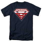 Superman Superman For President Men's 18/1 Cotton SS T