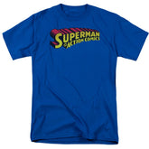 Superman Superman In Men's 18/1 Cotton SS T