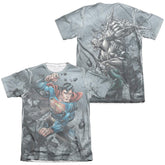 Superman Superman Vs Doomsday Men's Regular Fit Poly Cotton SS T