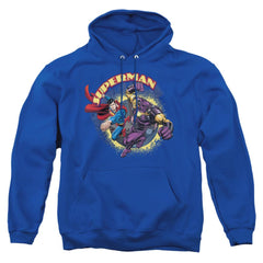 Superman Superman Vs Mongol Men's Pull-Over 75 25 Poly Hoodie