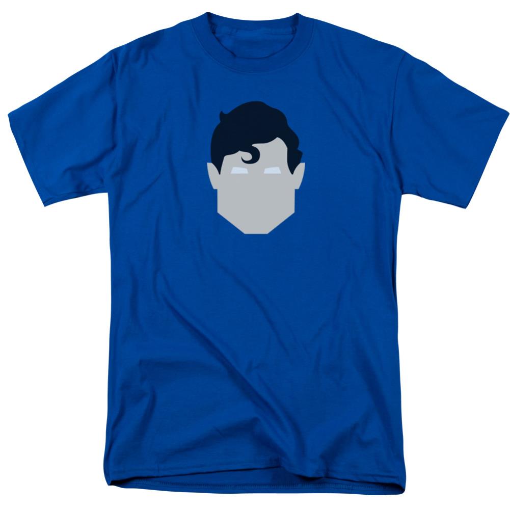 Superman Supes Head Men's 18/1 Cotton SS T