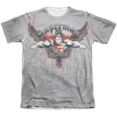 Superman Take Wing Men's Regular Fit Poly Cotton SS T