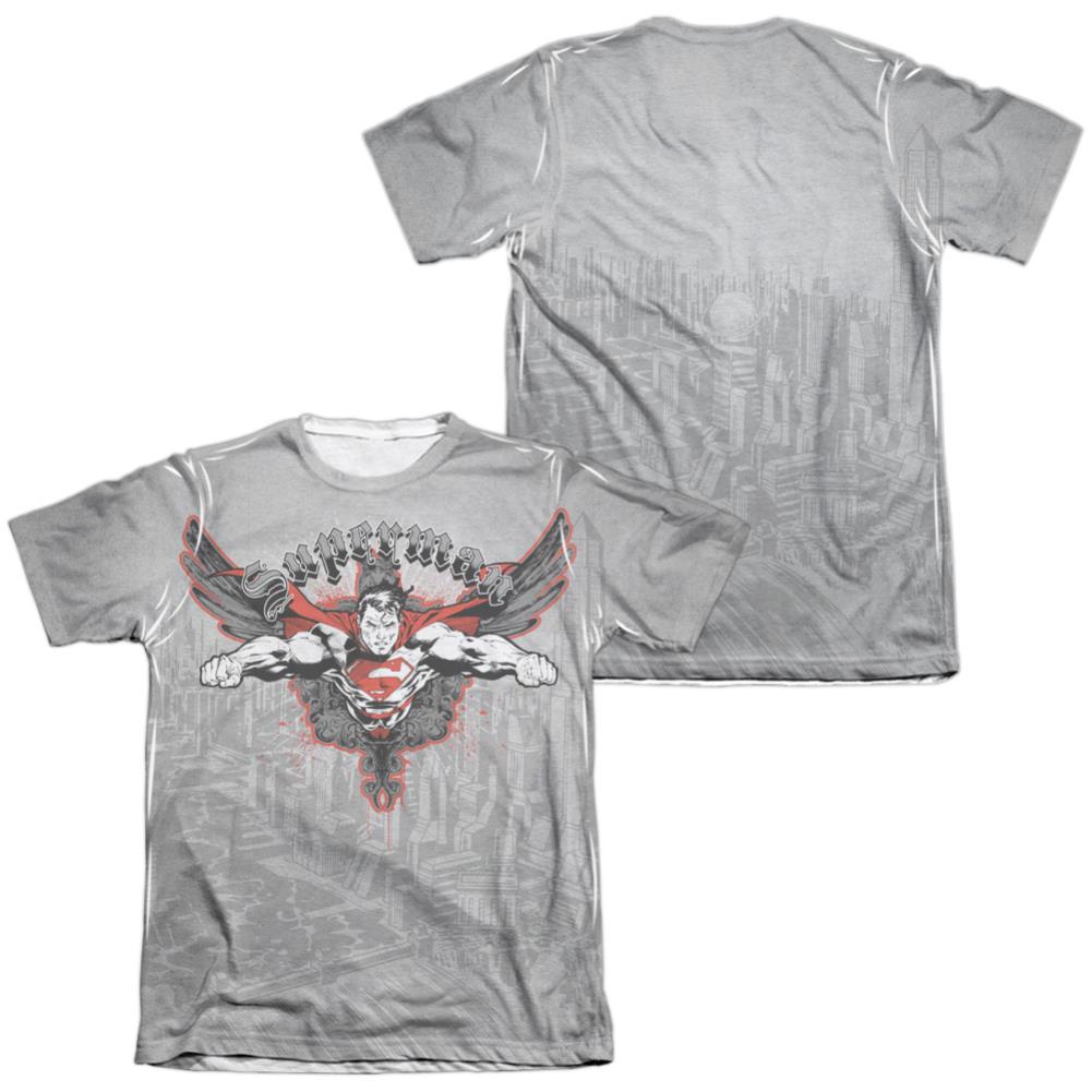 Superman Take Wing Men's Regular Fit Poly Cotton SS T