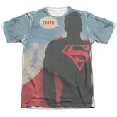 Superman Truth Men's Regular Fit Poly Cotton SS T