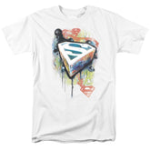 Superman Urban Shields Men's 18/1 Cotton SS T