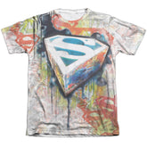 Superman Urban Shields Men's Regular Fit Poly Cotton SS T