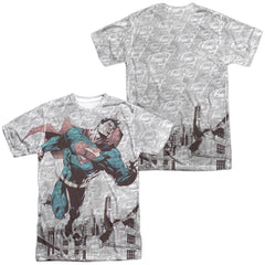 Superman War Zone Men's Regular Fit Polyester SS T