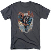 Superman Within My Grasp Men's 18/1 Cotton SS T