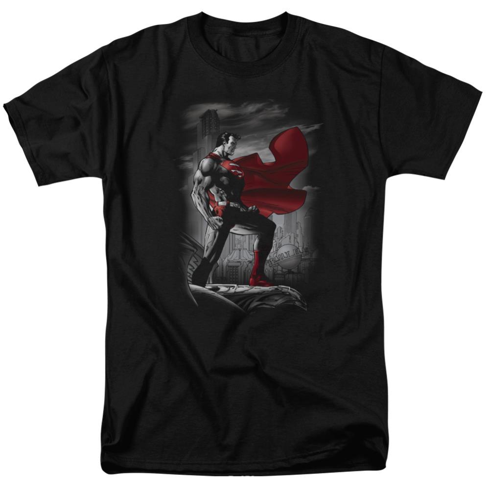 Superman(Dc) Metropolis Guardian Men's 18/1 Cotton SS T