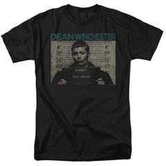 Supernatural Dean Mug Shot Men's 18/1 Cotton Short-Sleeve T-Shirt