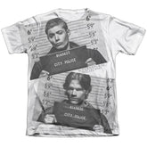 Supernatural Mug Shots Men's Regular Fit Poly Cotton Short-Sleeve T-Shirt
