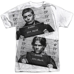 Supernatural Mug Shots Men's Regular Fit Polyester Short-Sleeve T-Shirt