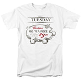 Supernatural Pig N Poke Men's 18/1 Cotton Short-Sleeve T-Shirt